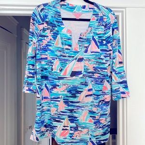 Lilly Pulitzer sailboat tunic